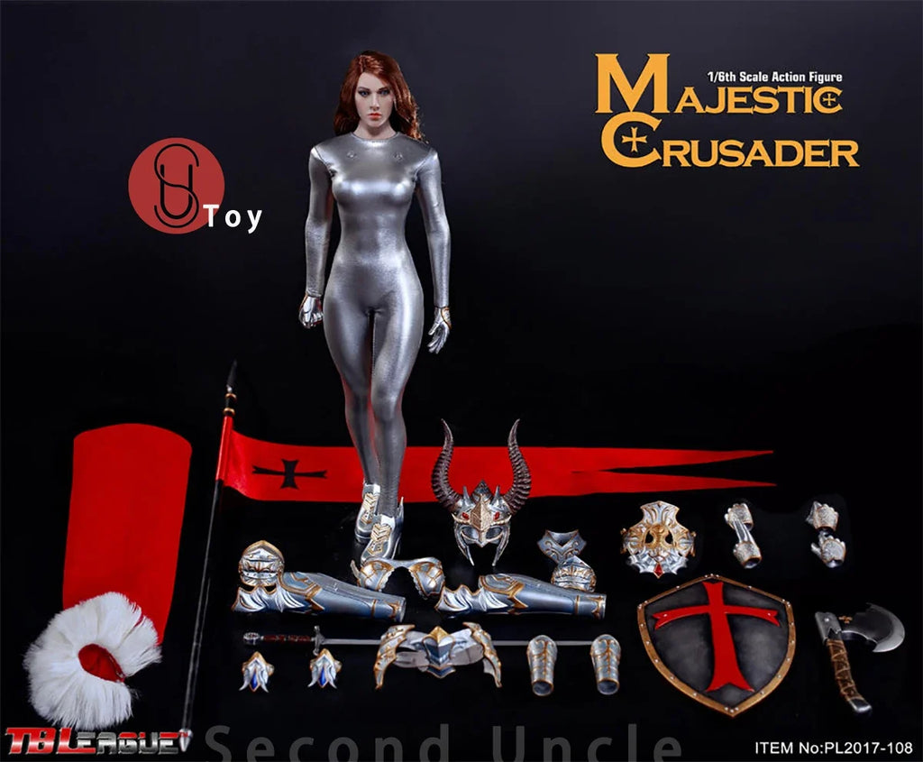 TBLeague PL2017-108 1/6 Majestic Crusader Out of print figurines 12''Female soldier Action figure Full Set Collectible Model Toy