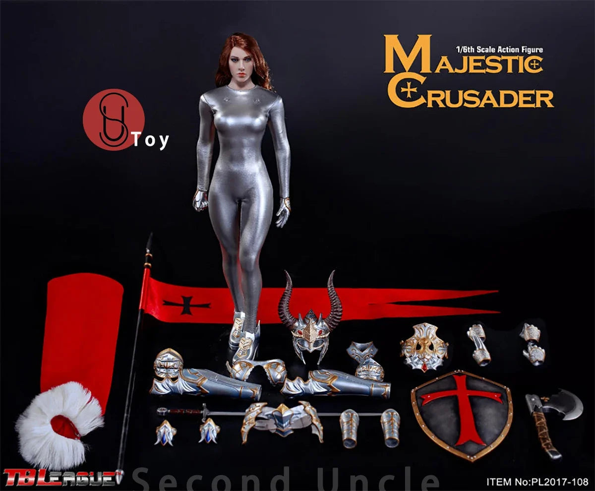 TBLeague PL2017-108 1/6 Majestic Crusader Out of print figurines 12''Female soldier Action figure Full Set Collectible Model Toy