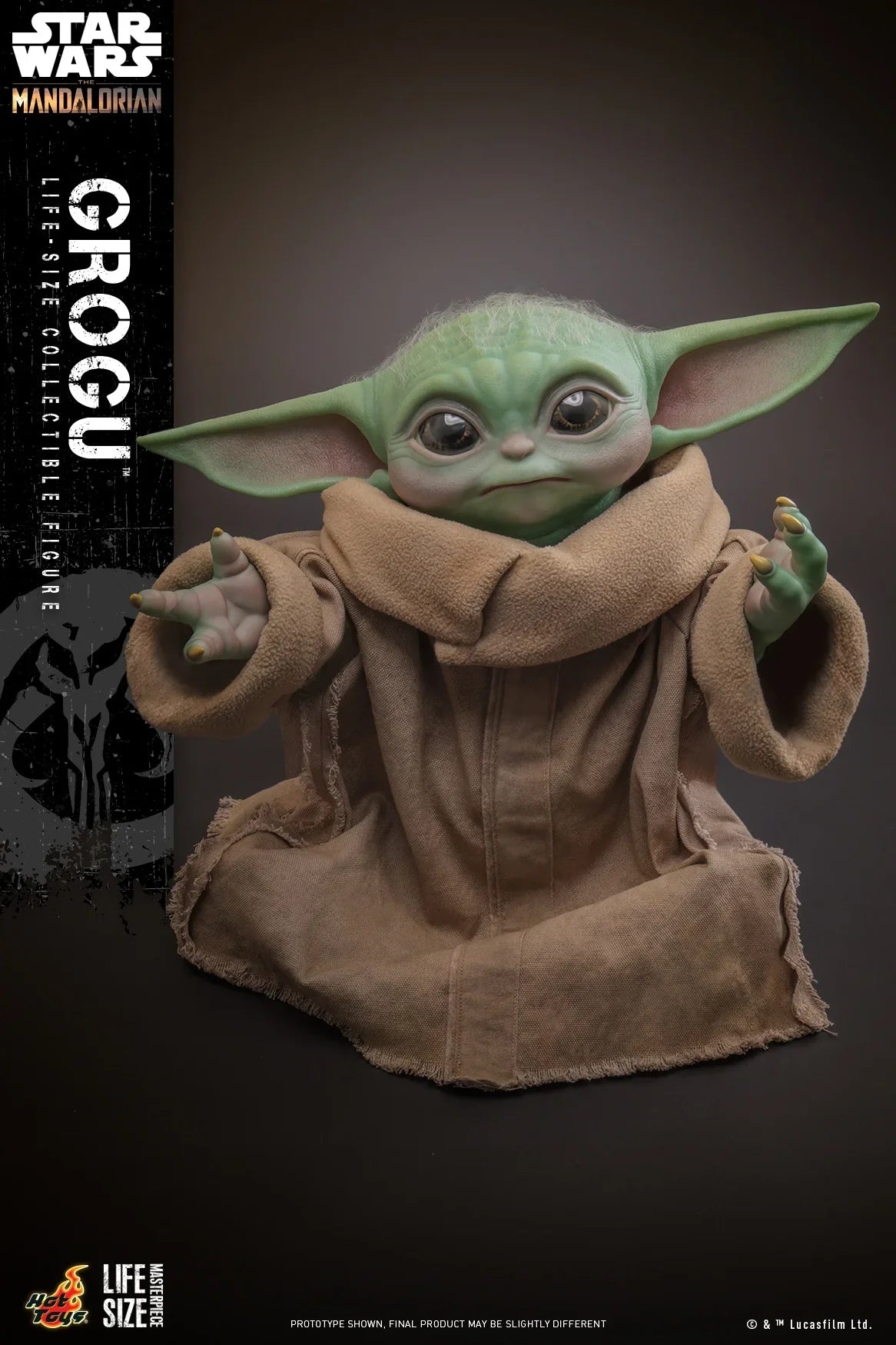 In Stock Hottoys LMS015 Star Wars Grogu 1/6 Soldier Dolls Anime Action Figure Toy Gift Model Collection Hobbies