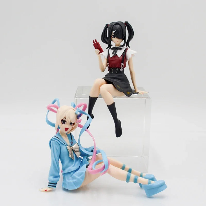 18cm NEEDY STREAMER OVERLOAD Ame-chan Anime Girl Figure Super Ten-Chan/OMGkawaiiAngel chan Action Figure Model Doll Toys Gifts