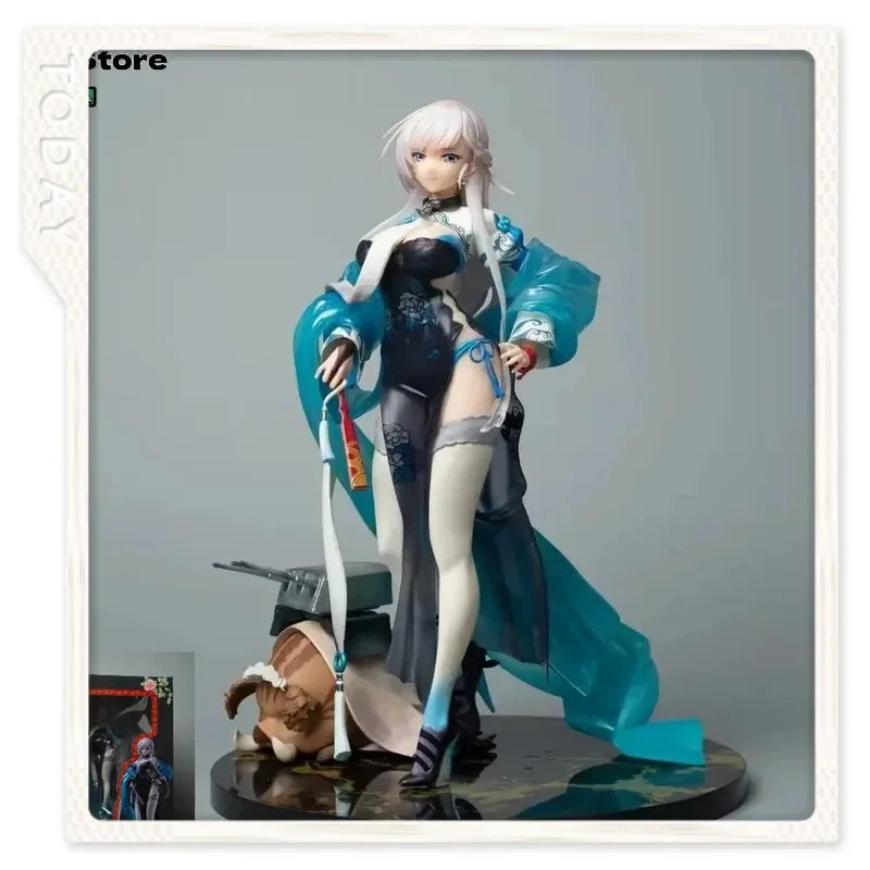 Pvc Figure Anime Azur Lane Belfast The Rose Of The Clouds Standing Posture 1/7 Scale Boxed Collectible Decor