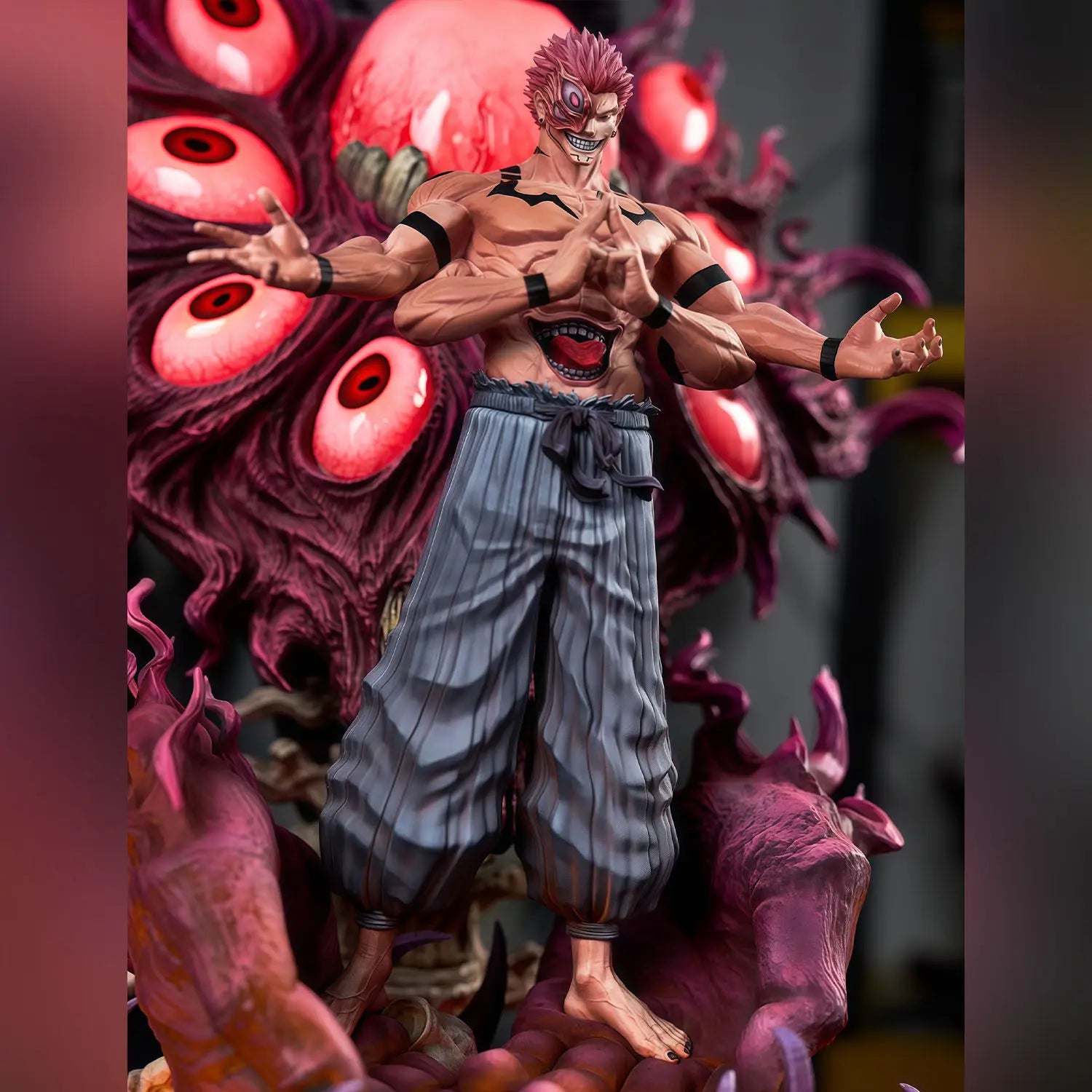 Jujutsu Kaisen Anime Statue: Ryomen Sukuna Early Form, 12 inch (30cm) Collectible Model Figure, Cursed Spirit Display