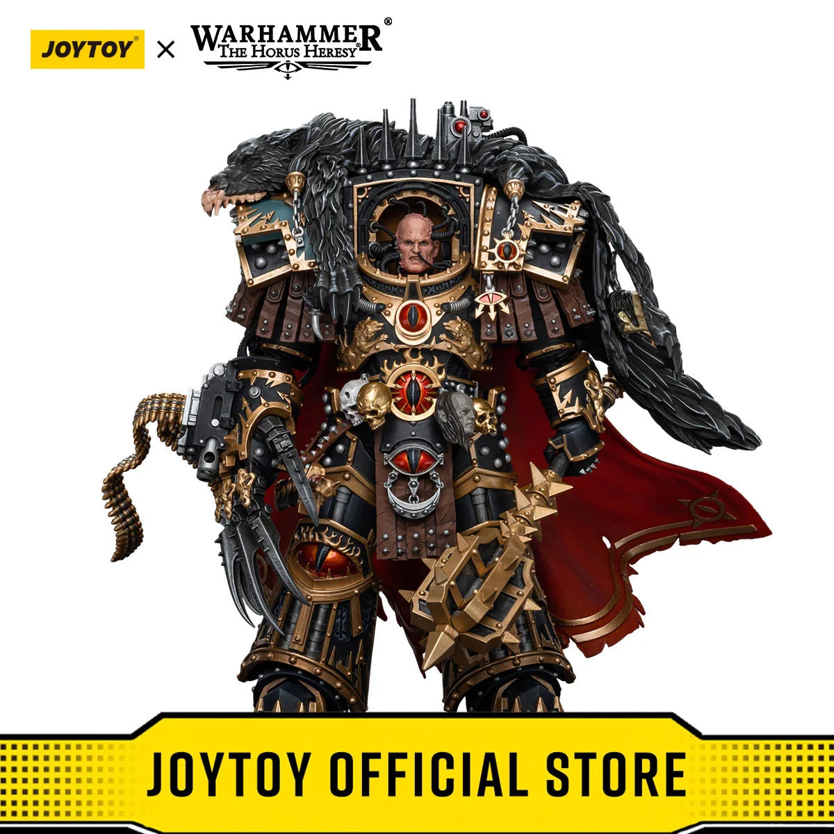 JOYTOY Warhammer 40k 1/18 Actionfiguren Anime 20.2cm Sons of Horus Warmaster Horus Primarch der XVI. Legion Modell Spielzeug