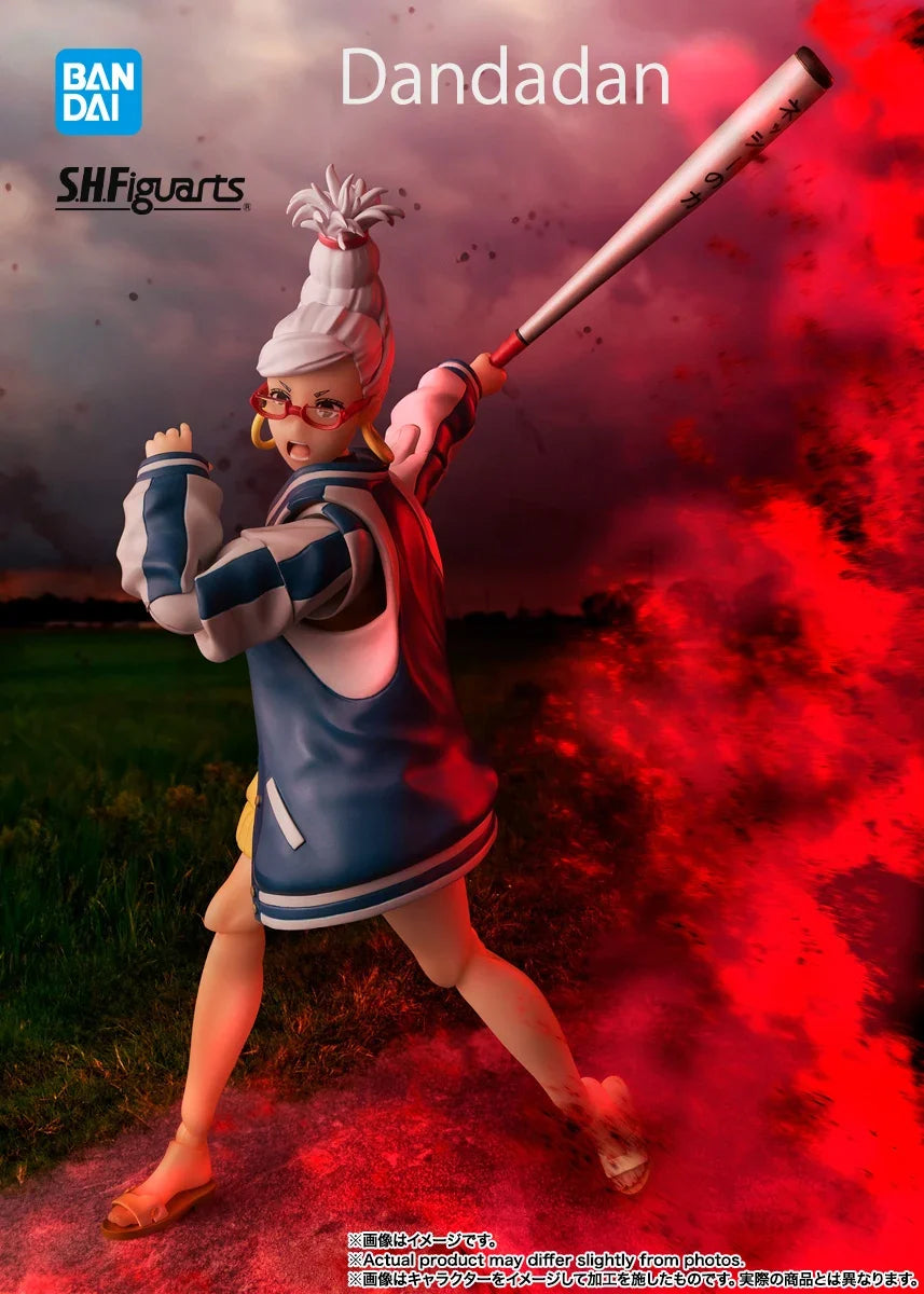 In stock Bandai S.H.Figuarts Dandadan Reiko Ayase (Spirit Medium) 14.5CM PVC Figure Highly Detailed Collectible Model Toy Gif