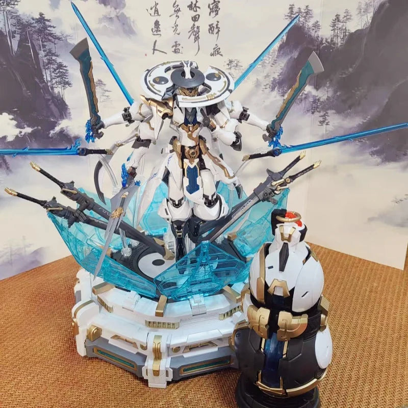 New Original 22cm Sunday Hobby Mingjiang Biography Xiaoyaozi 1:100 Action Figure Alloy Skeleton Mecha Model Collection Toy