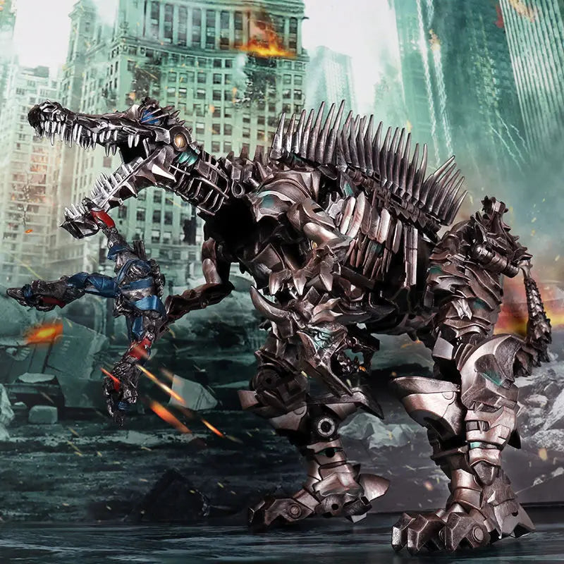 AOYI LS11 AM01 Transformation Action Figur 35cm Scorn Dinobots Ancient Behemoth Dinosaur Anime Figure Model Toy