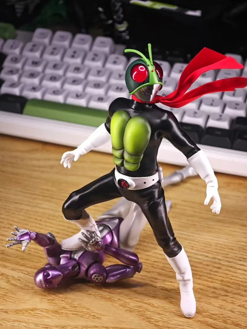 404TOYS 01 1/12 Scale Male Clothes KAMEN Showa Rider THE FIRST Masked Rider New 1 Hopper For 6-inch Action Figure Soldier Toys