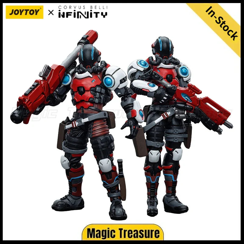 【Auf Lager】JOYTOY Infinity Nomads Wildcats, Polyvalente Taktische Einheit #1Mann #2Frau 1/18 Action