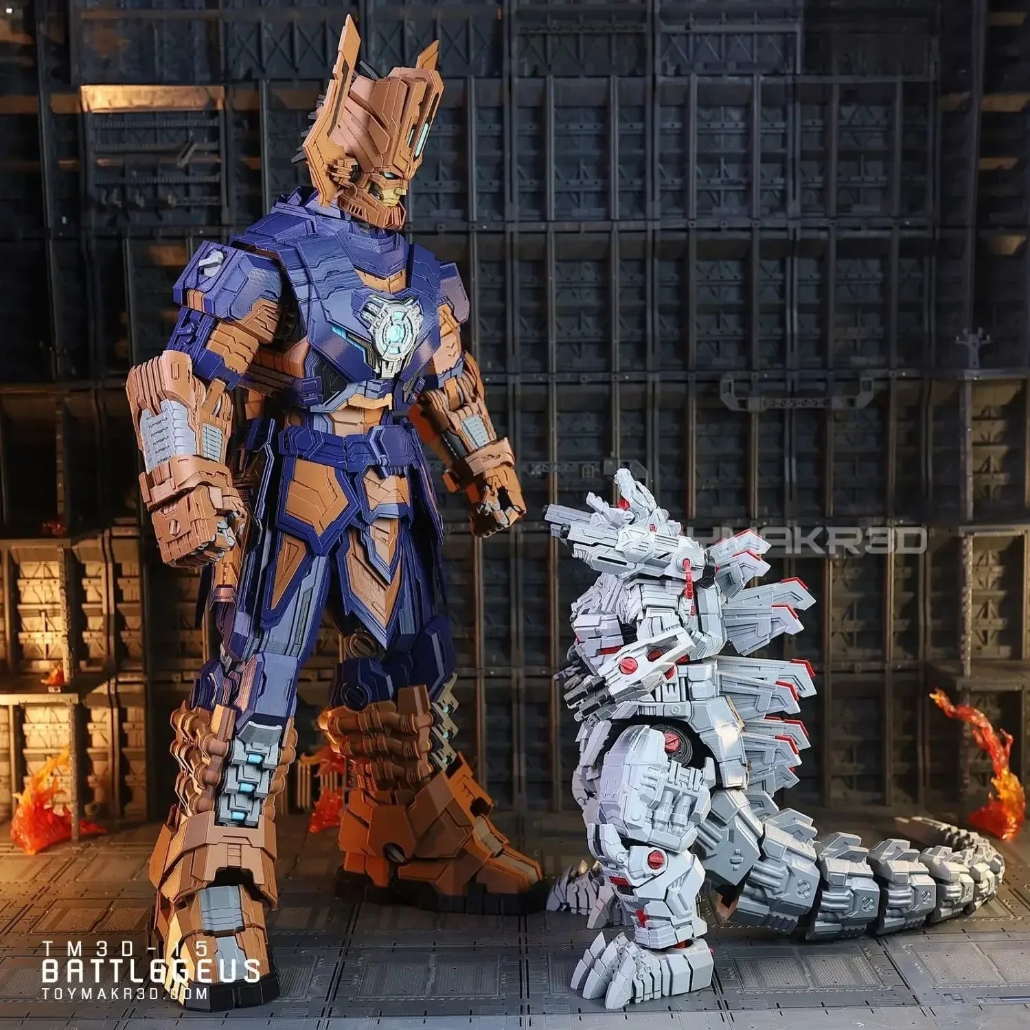 High-quality 3D Printed God of War Mecha Assembled Full-Body Action Figure with Multi-Joint Articulation Collectible Model Toy