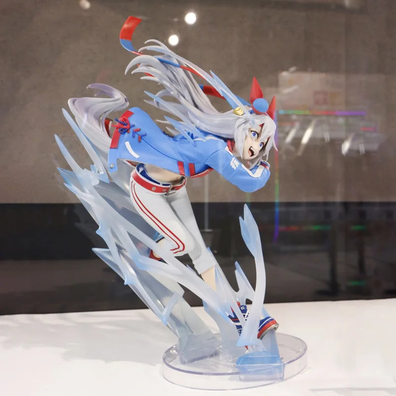Neues Produkt Brillenfabrik EVOLVE Uma Musume Oguri Cap Tamamo Cross PVC Figur 20cm Anime Spielzeug Preis Authentisch Auf Lager