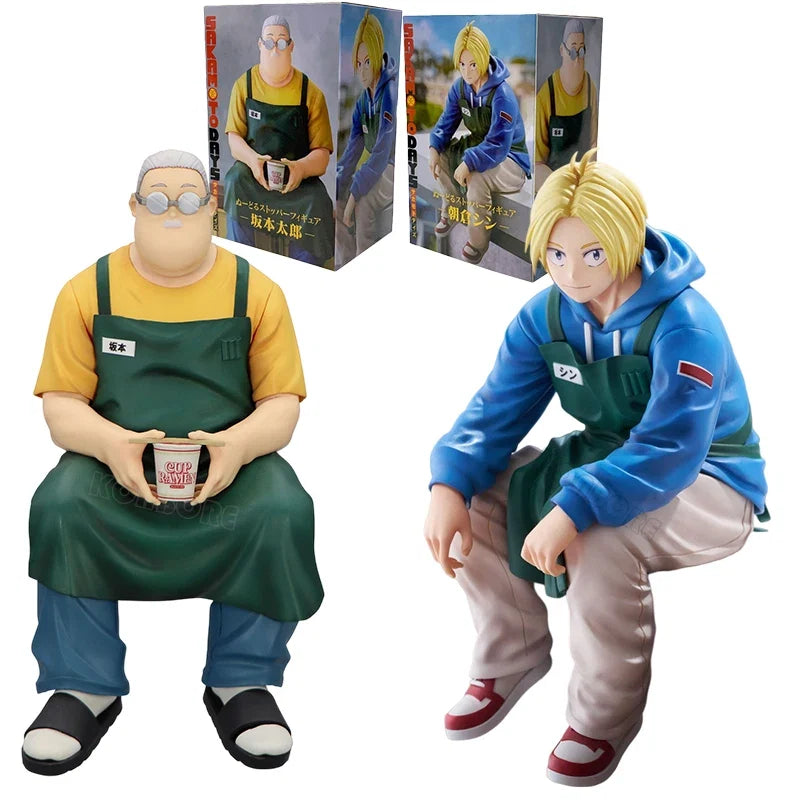 14cm Sakamoto Days Sakamoto Tarou Anime Figure Asakura Shin Action Figure Shishiba/Nagumo/Osaragi Figurine Model Doll Toys Gifts