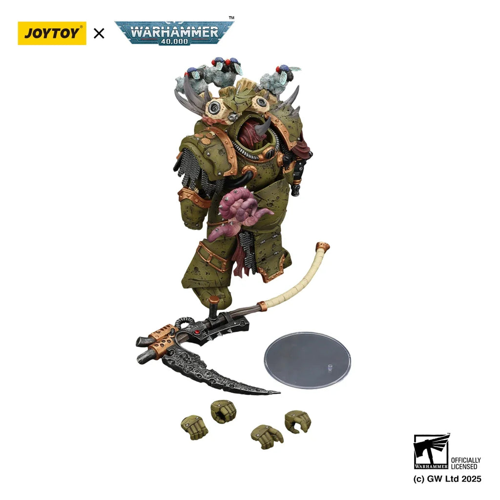 JOYTOY Warhammer 40K Death Guard Deathshroud Terminator 2 Manreaper and Plaguespurter Gauntlets Toy Model