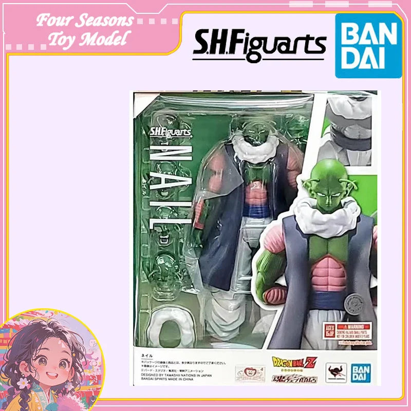 Schneller Versand Bandai Anime DRAGON BALL SHF Namek Neil Original Modell Spielzeug Actionfigur Sammlerstück Ornament Kinder Weihnachten
