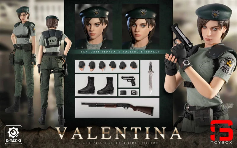 【2025 Q3】Rotator toys RT001 1/6 Valentina Movable Eyes Action Figure 12'' Female Soldier Figurine Full Set Collectible Model T