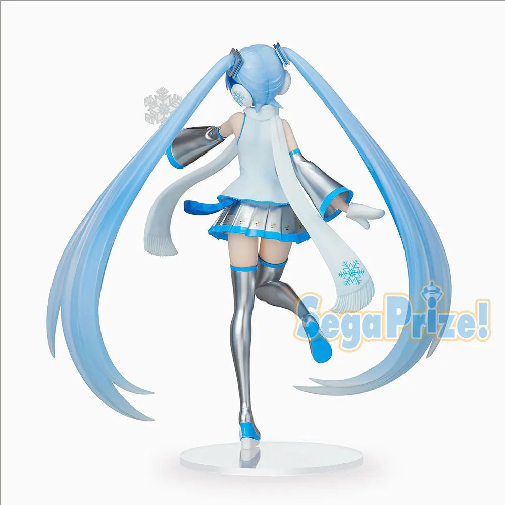 22CM Anime Game Genshin Impact Figure SNOW Hatsune Miku Standing Animation Model Toy Gift Collection Decorative Ornaments PVC