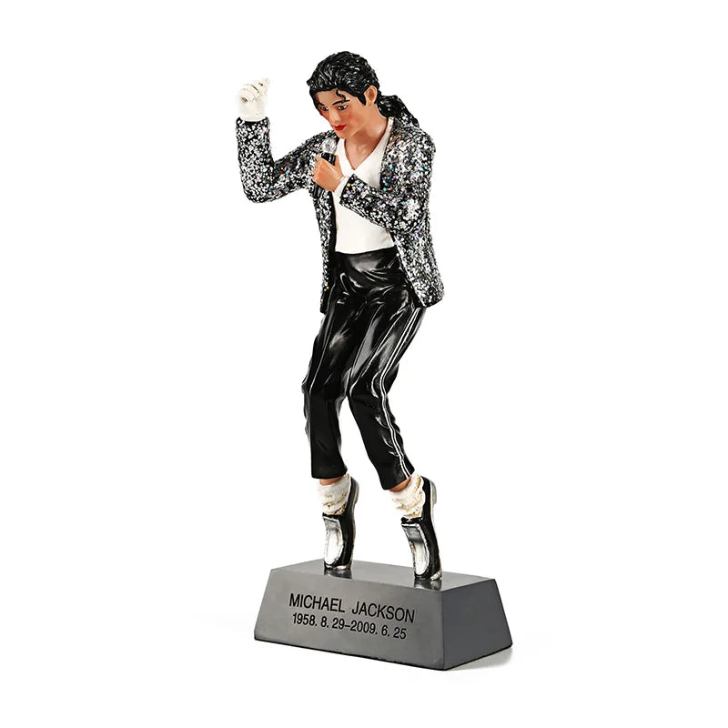 Soul Singer Michael Jackson Action Figure Tiptoe Dance Resin Model Toys