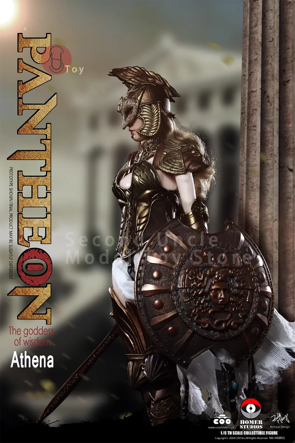 COOMODEL HS001 HS002 1/6 The Goddess Wisdom Athena Ghostdom Hades Platform Bracket Full Set Action Figure Collectible Toys