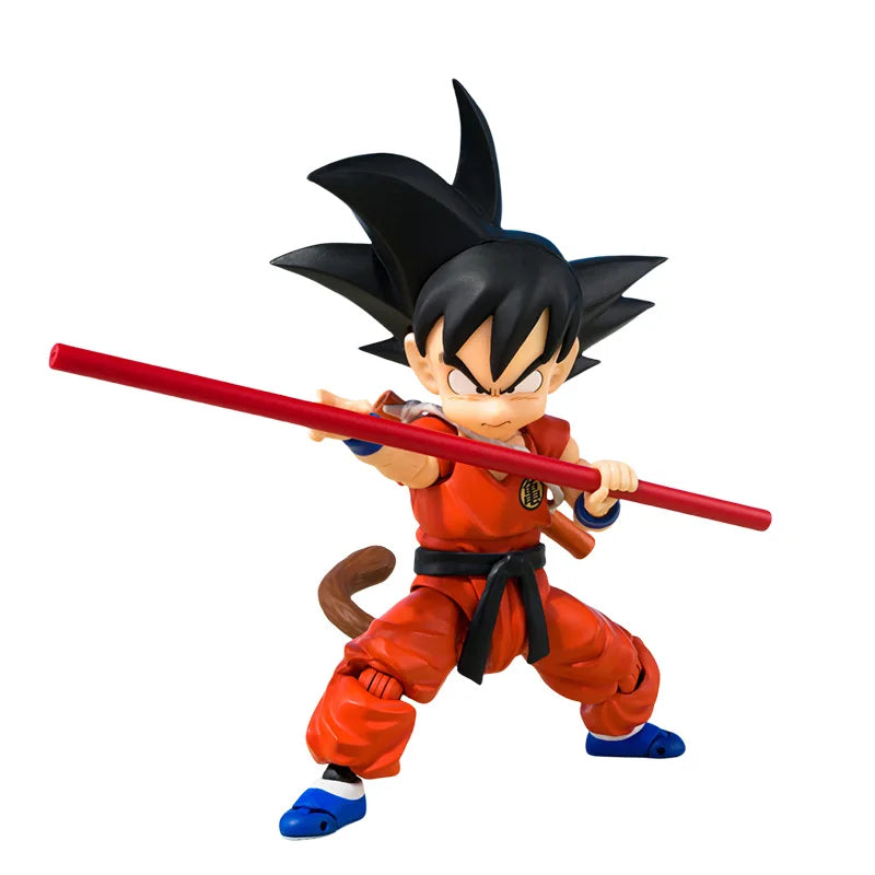 Bandai Genuine SHF TNST Dragon Ball SON GOKU -INNOCENT CHALLENGER- Anime Action Figure Collectible Model Toys Ornaments Gift Kid