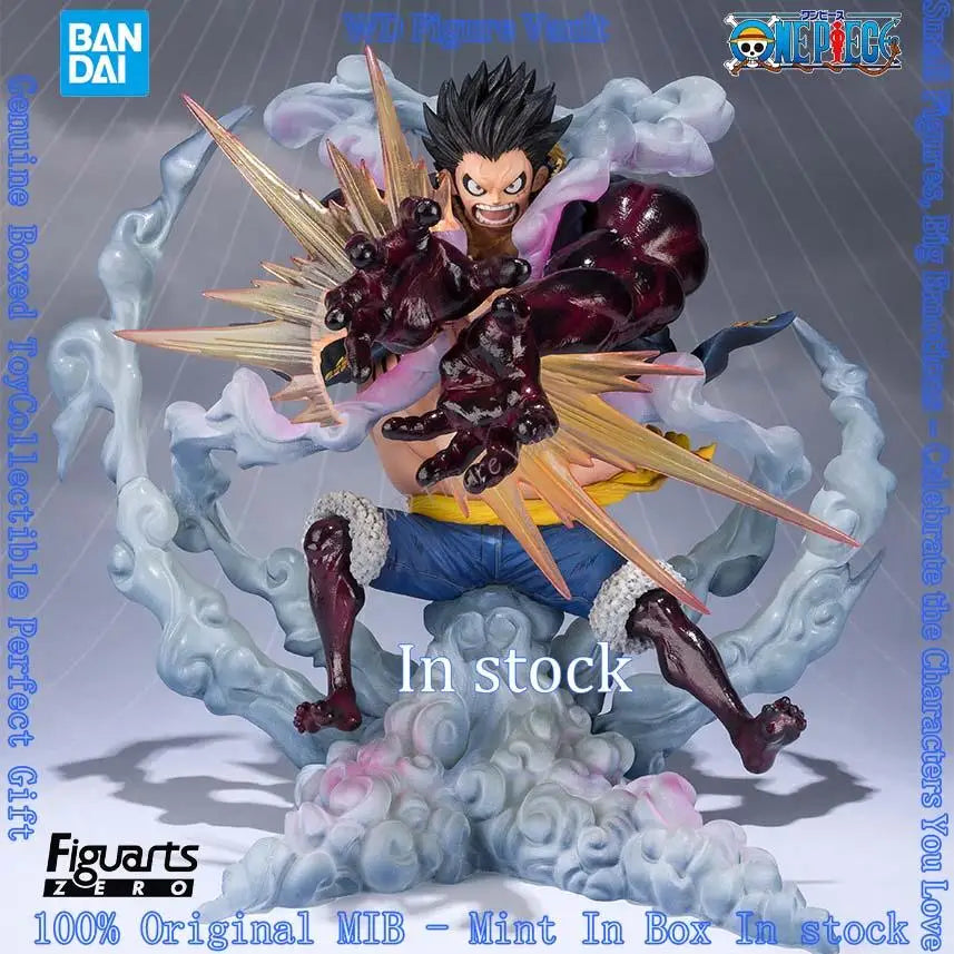 Auf Lager Bandai Figuarts ZERO Monkey D. Luffy Gear 4 -Lion Bazooka- Figuren Anime Modell Original Verpackt Spielzeug Geschenk