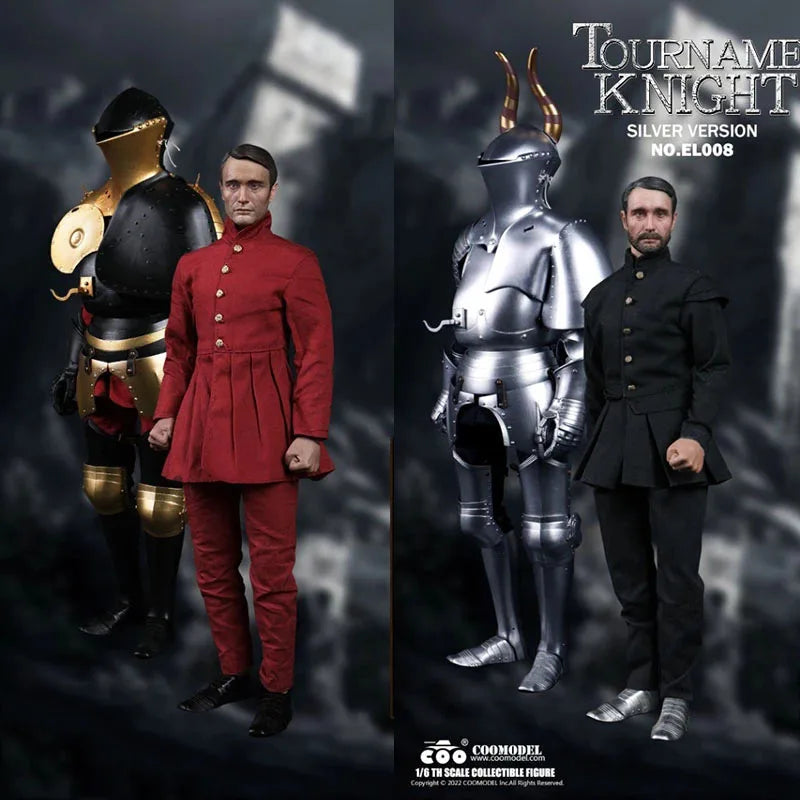 COOMODEL EL008 EL009 1/6 Super Alloy Empire Legend Competitive TOURNAMENT Knight Male Soldier Full Set 12'' Action Figure
