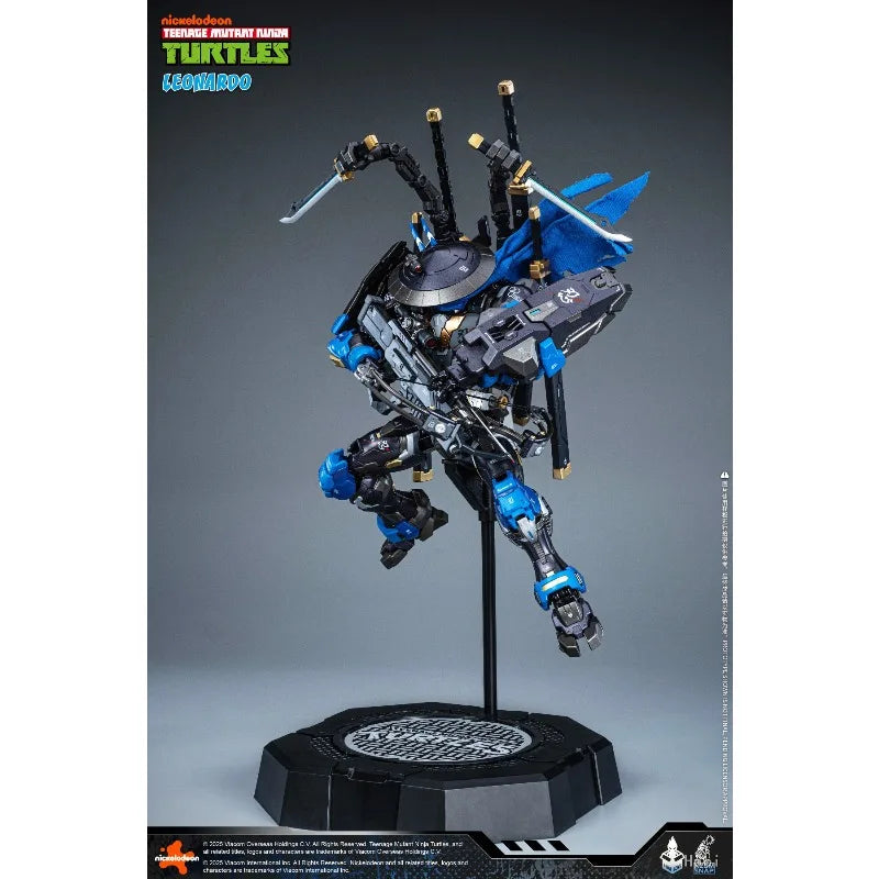 HeatBoys Anime Original Ninja Turtle Leonardo Commemorative Edition Ambush Alloy Finished Product Super Movable Mecha Model Toy
