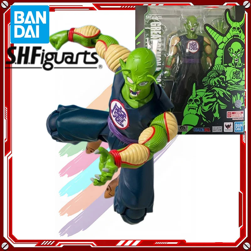 In Stock Bandai SDCC 2025 S.H Figuarts Dragon Ball Z Great Demon King Piccolo Exclusive Anime Figure Action Model Toys Gift