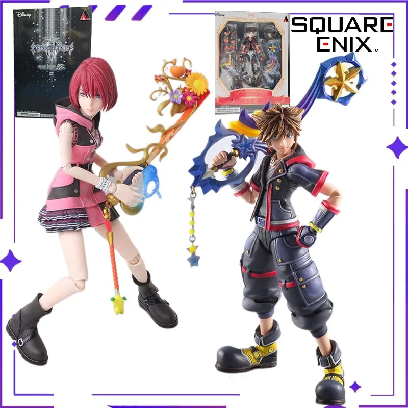 SQUAREENIX, SE Original BRING ARTS Series Kingdom Hearts III Sola Games Mobile Doll Model Toy Boy Gift Collection in Stock