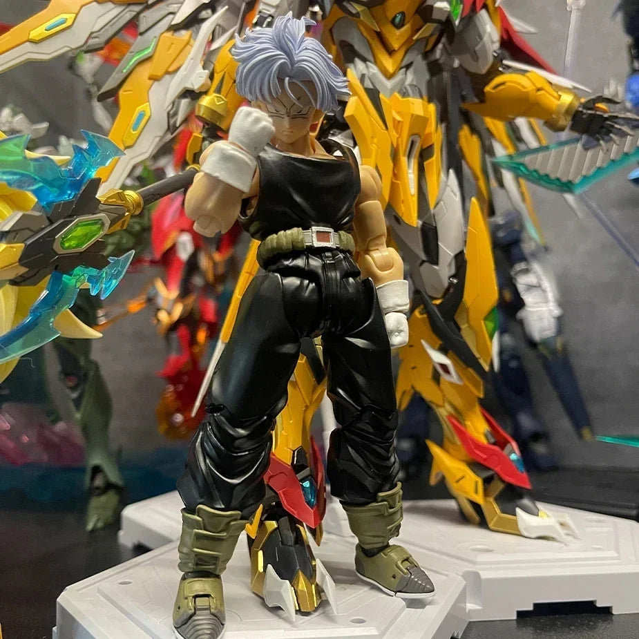 Fixed Version SSS Studio Dragon Ball Trunks Ssj3 S.H.F Figures SHF Dragon Son Super Saiyan 3 Anime Action Figure Toy Model Toy