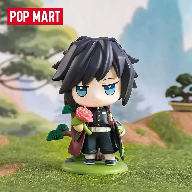 Pop Mart Demon Slayer Birth Flower Series Blind Box Toys Kawaii Anime Action Figure Surprise Mystery Box Dolls Girls Gift