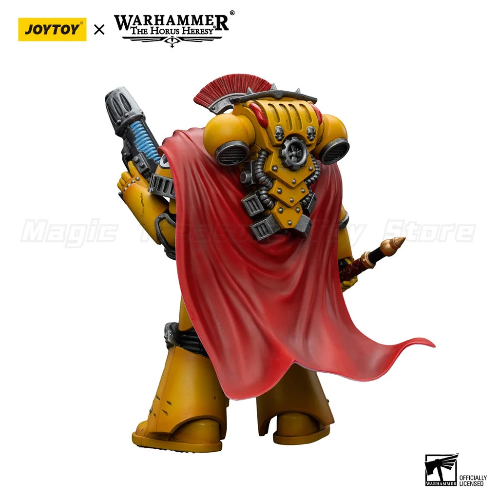 【In Stock】JOYTOY Warhammer 40K Imperial Fists Legion Chaplain Consul Model Toys Gifts 1/18 Action Figure