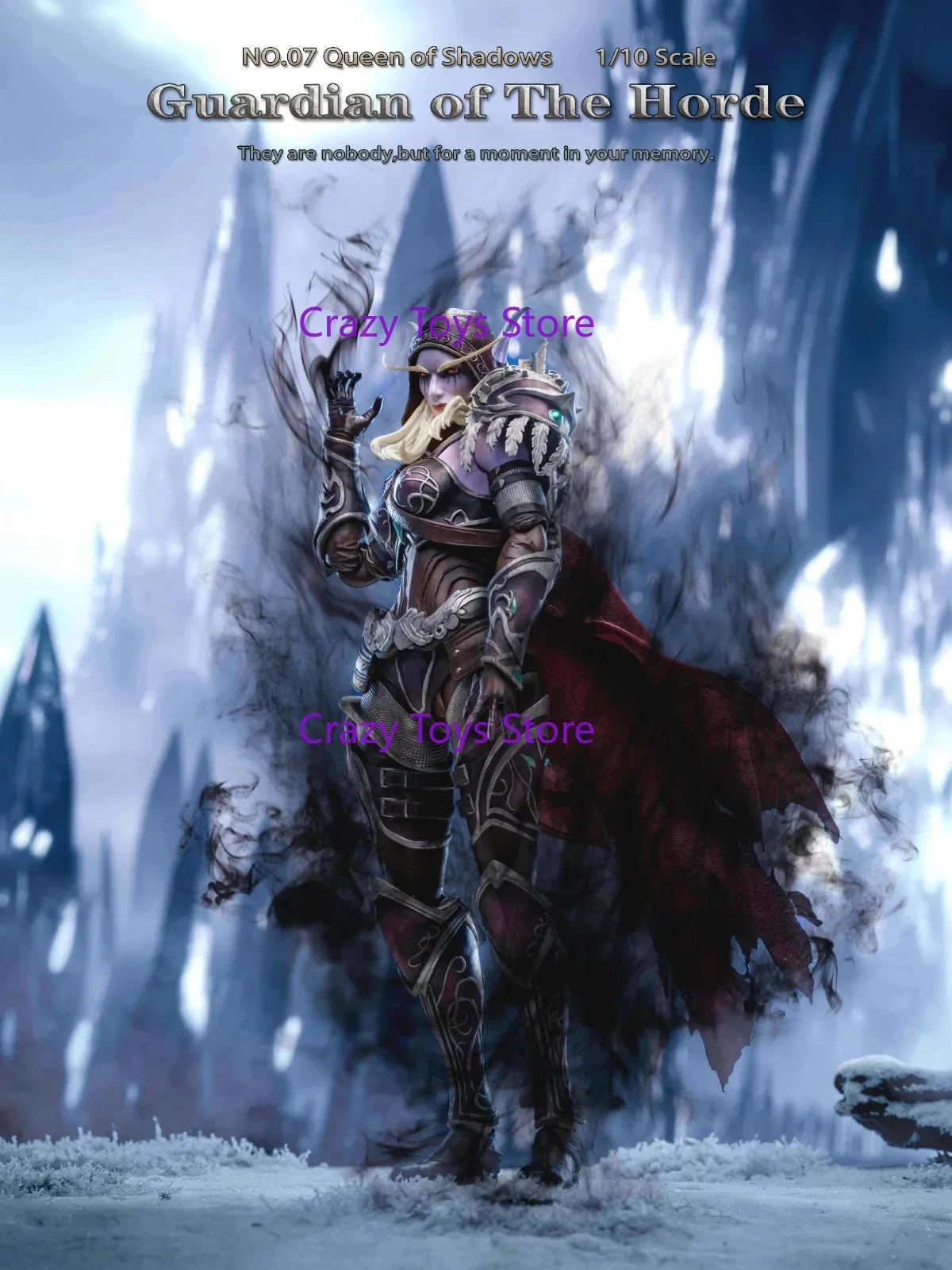 In Stock Gray Knight Studio 1/10 Horde Guardian 07 Shadow Queen Sylvanas Windrunner Action Figure Toy Collection Gift
