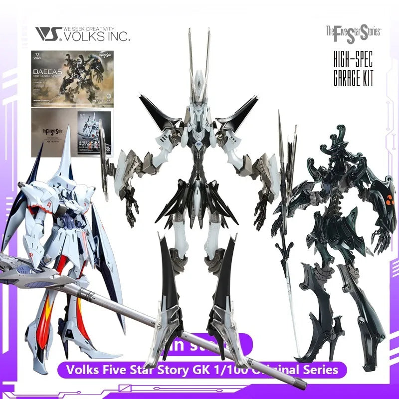 Volks Five Star Story GK 1/100 Original Series Resin GK Model Anime Action Figures Toys for Boys Collectible Model Ornaments