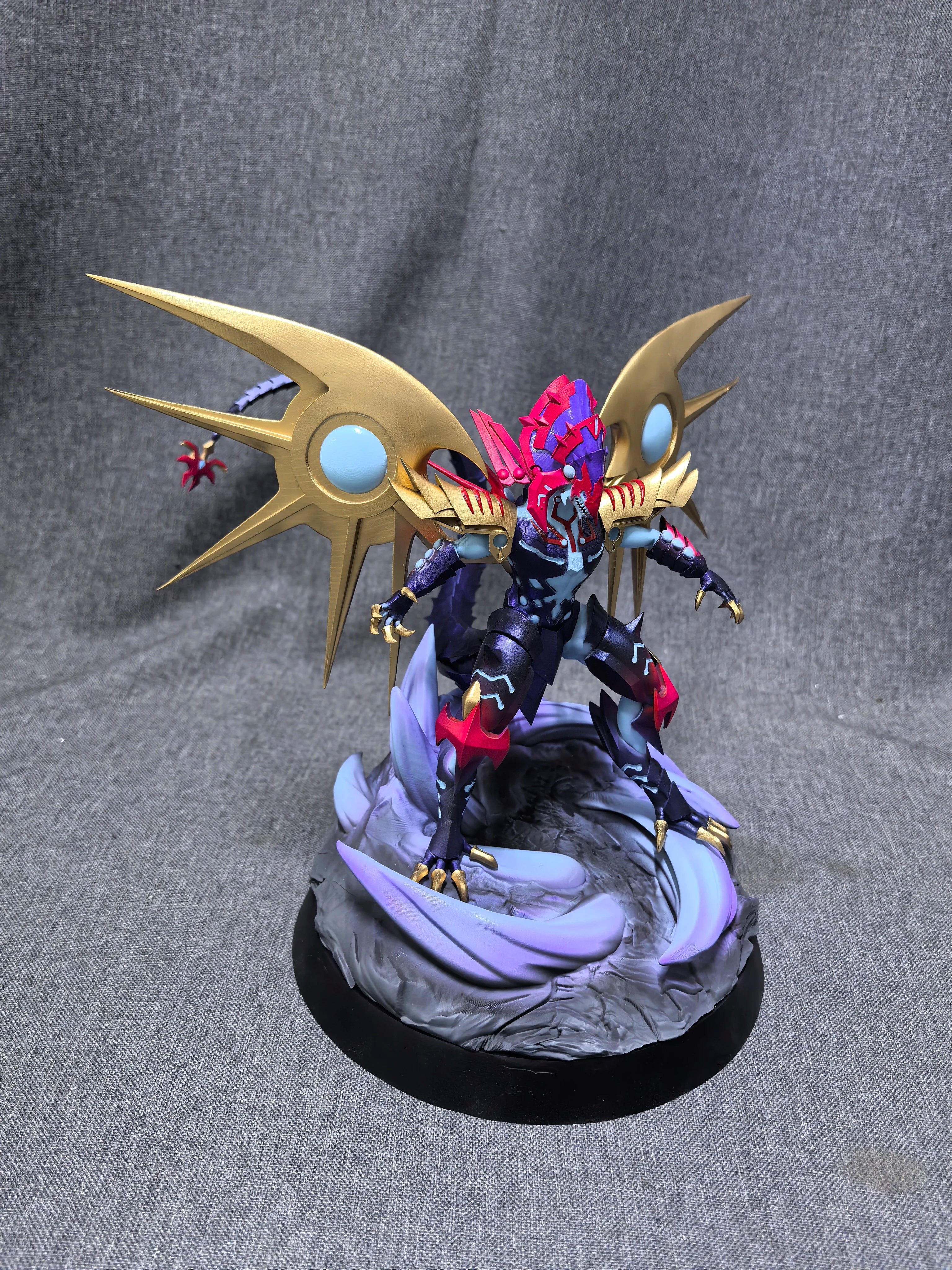 25cm Galaxy Eyes Cipher Dragon Figure Yu Gi Oh ZEXAL Anime Figures Collectible Desktop Ornament Decorations Best Gifts for Boys