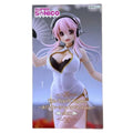 [Original Genuine] In Stock Furyu Super Sonico Trio-Try-It Figure White China Dress Anime Figure Model Collector Figurine Toys