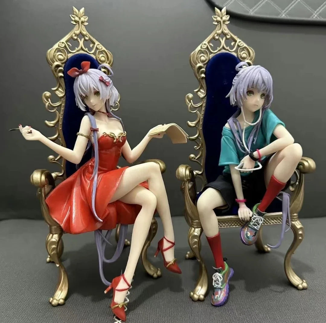 Blue orm Luo Tian Figure Ornament Gift Fairyland Tone Resin Material Static Model Collectible for Adults over 8