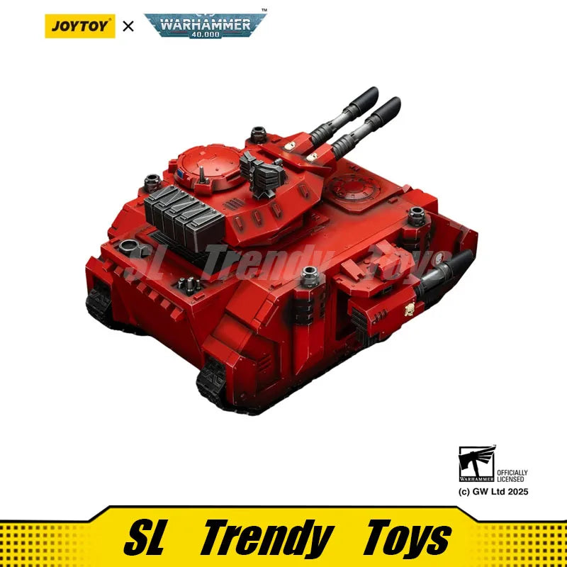 JOYTOY 1/18 Warhammer 40K Action Figures Anime Mech Blood Angels Predator Annihilator with Twin Lascannons
