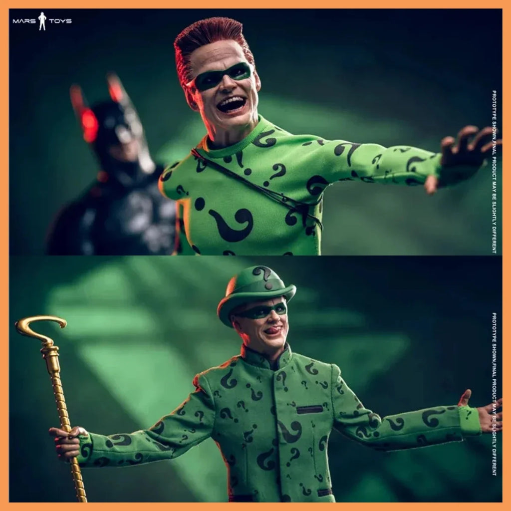 Mars Toys MAT015 1/6 Scale Classic Film Male Characters Jim Carrey Double Headed Sculpture Full Set 12' Action Figure Model