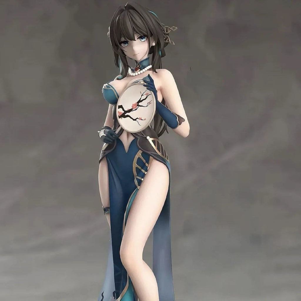 24CM Honkai: Star Rail Ruan Mei Zhenhai China Dress girl figure Hard PVC Anime Action Toy Adults Collection Model Doll Gift