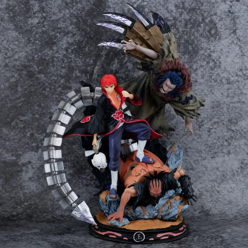 37cm Naruto Anime Figure Sasori Akatsuki Ninja Action Figures Statue Large Scene Ornaments Collection Pvc Model Doll Gift Toys