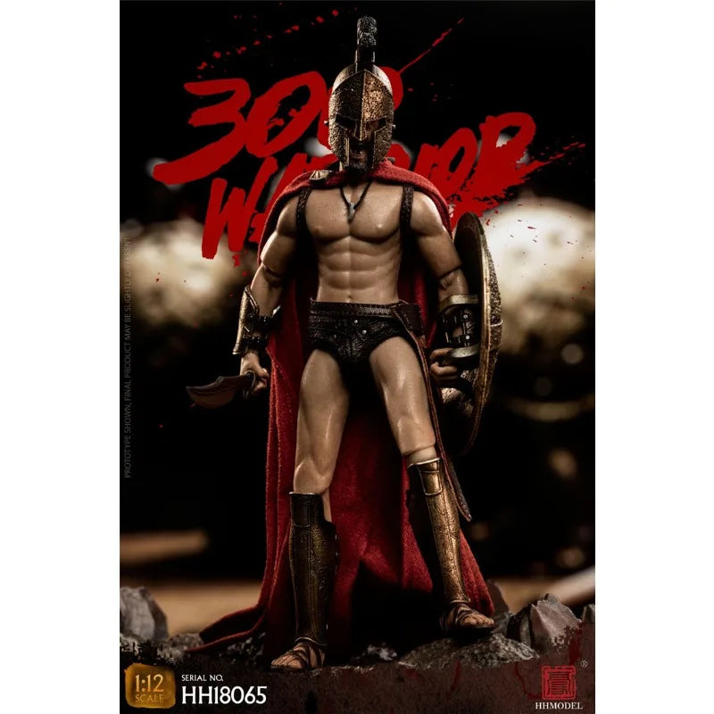 HHMODEL Original Spartan Warrior Sparta 300 Doujin 1/12 Movie Movable Doll Figurine Model Toy Ornament Collection Gift in Stock