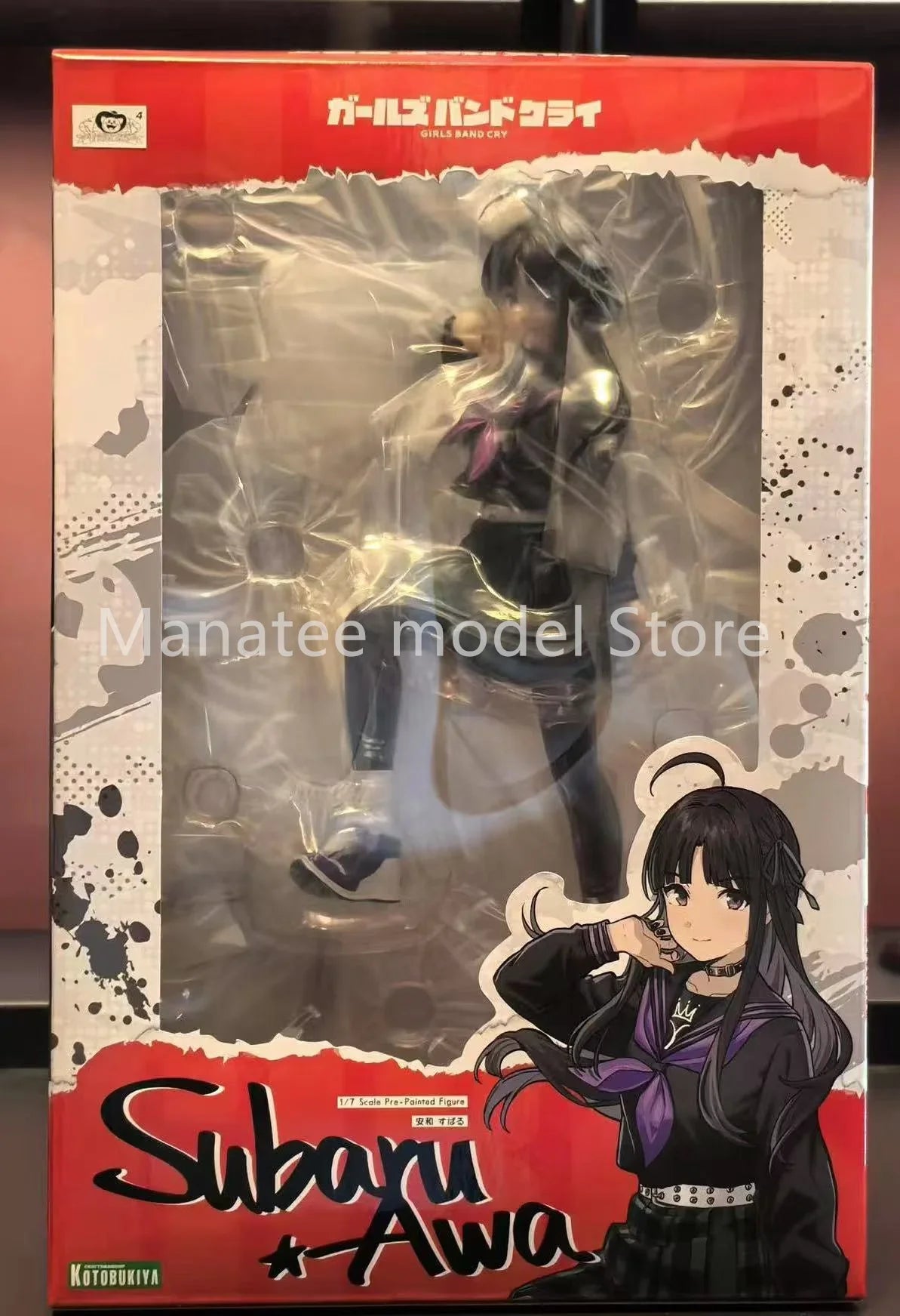 Kotobukiya Original Girls Band Cry Tomo Ebizuka 1/7 PVC Action Figure Anime Model Toys Collection Doll Gift
