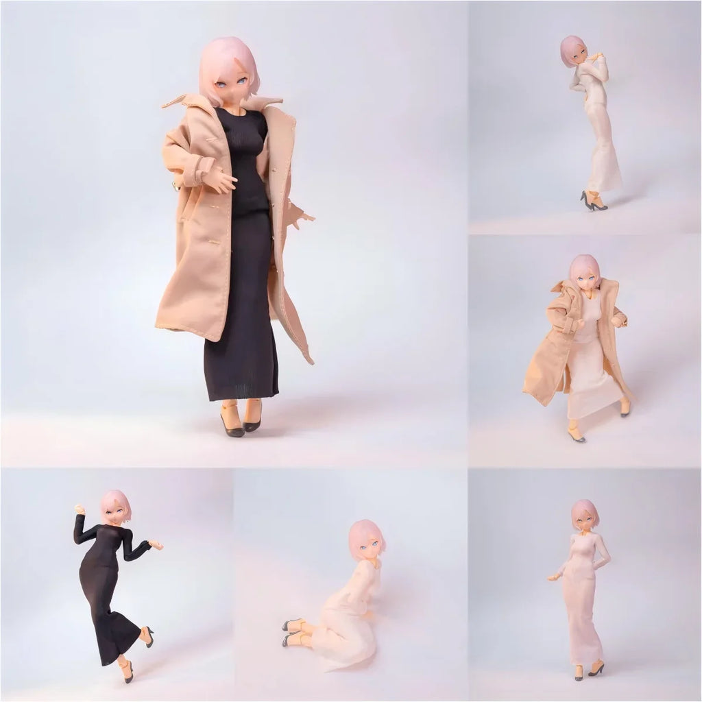Machine Girl 1/12 Windbreaker Suit Suitable Kotobukiya Snail Shell Toys Clothes