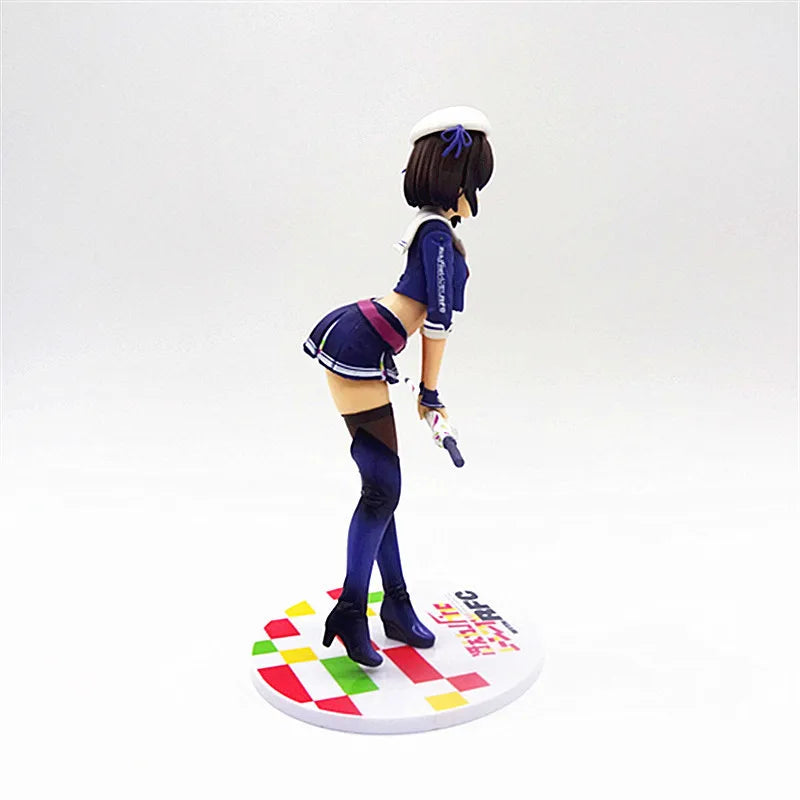 Anime Saekano How to Raise a Boring Girlfriend Figure Racing Girl Megumi Kato Take Umbrella Action Figure Sexy Girls Model Doll