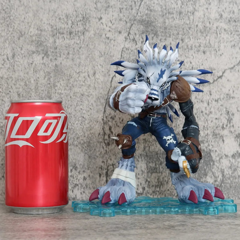 22cm Hot Digimon Adventure Anime Figures Gk Garurumon Action Figure Pvc Figurine Statue Collection Model Doll Toy Gifts For Boys