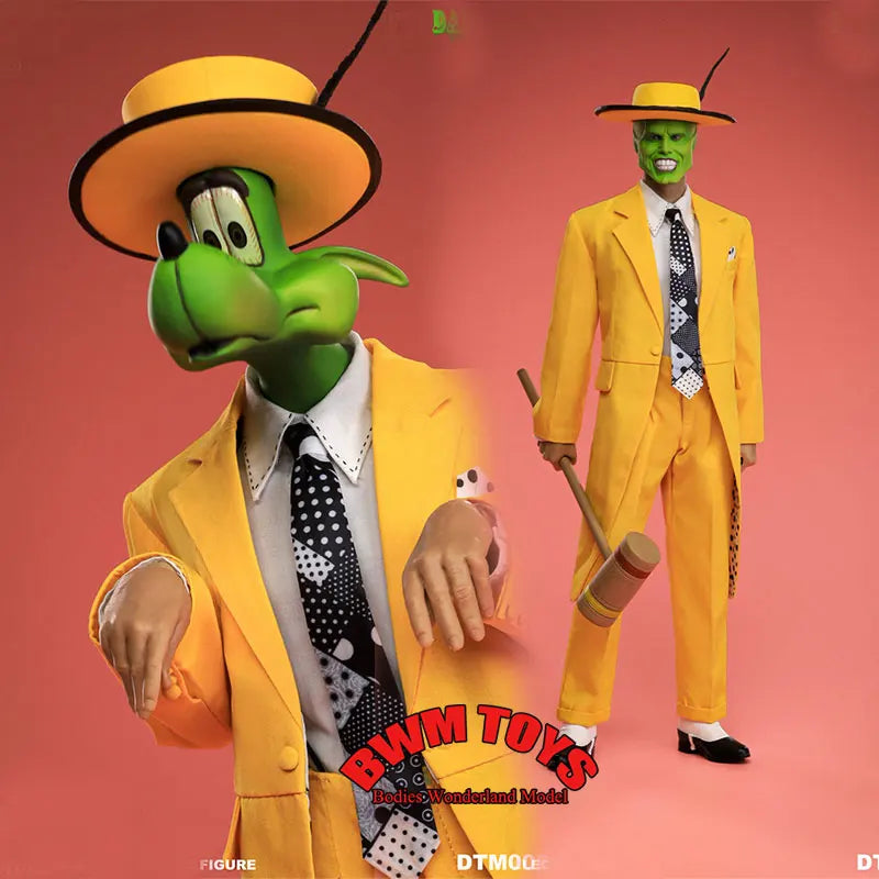 Auf Lager DARK TOYS DTM008 1/6 Scale Soldat Maske Jim Carrey Komplettset 12 Zoll Actionfigur Puppe Sammlung