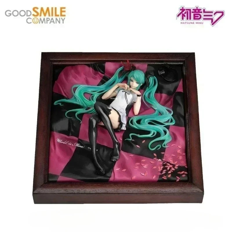 IN STOCK GOOD SMILE Original GSC MIKU Hatsune Miku Figure World Is Mine Photo Frame Ver.  Figure Toys For Kids Gift