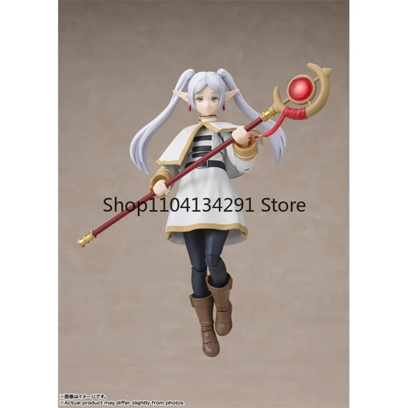 BANDAI Original Genuine S.H.Figuarts Frieren At The Funeral Anime Figure Frieren Action Figure Toys for Kids Birthday Gifts
