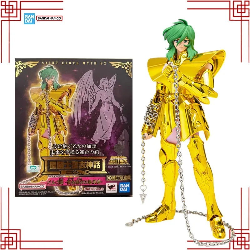 Bandai Saint Seiya Omega Model Kit Genuine Saint Cloth Myth EX Virgo Shun Anime Action Figure Collection Finished Model Toy Gift