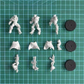 Resin Figure Assembled Model Kit War Game Chess Sub Armed Forces Hobby Miniature Toys Unassembled Unpainted DIY Diorama