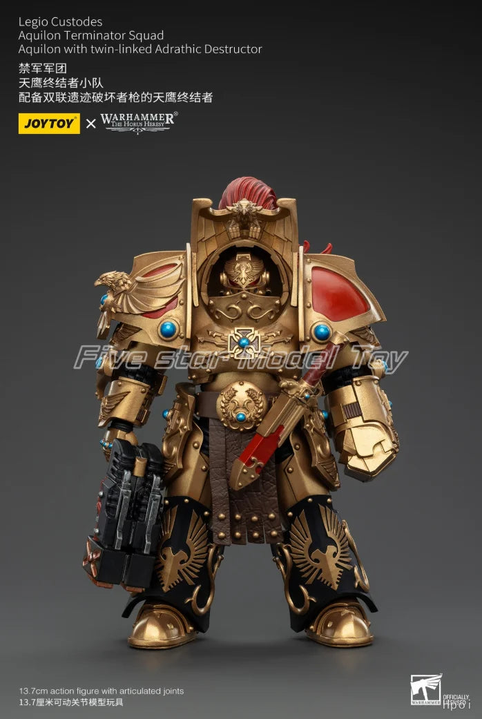 In Stock Original JOYTOY Warhammer 40K Legio Custodes Aquilon Terminator Squad  1/18 Action Figure Model Toy Gift Collection